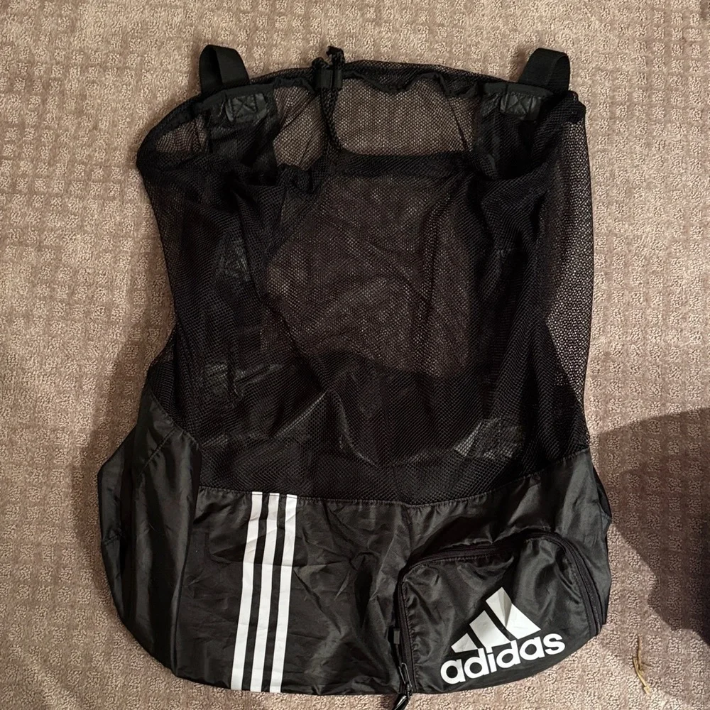 Adidas Black Mesh Sports Bag large 30inches height
